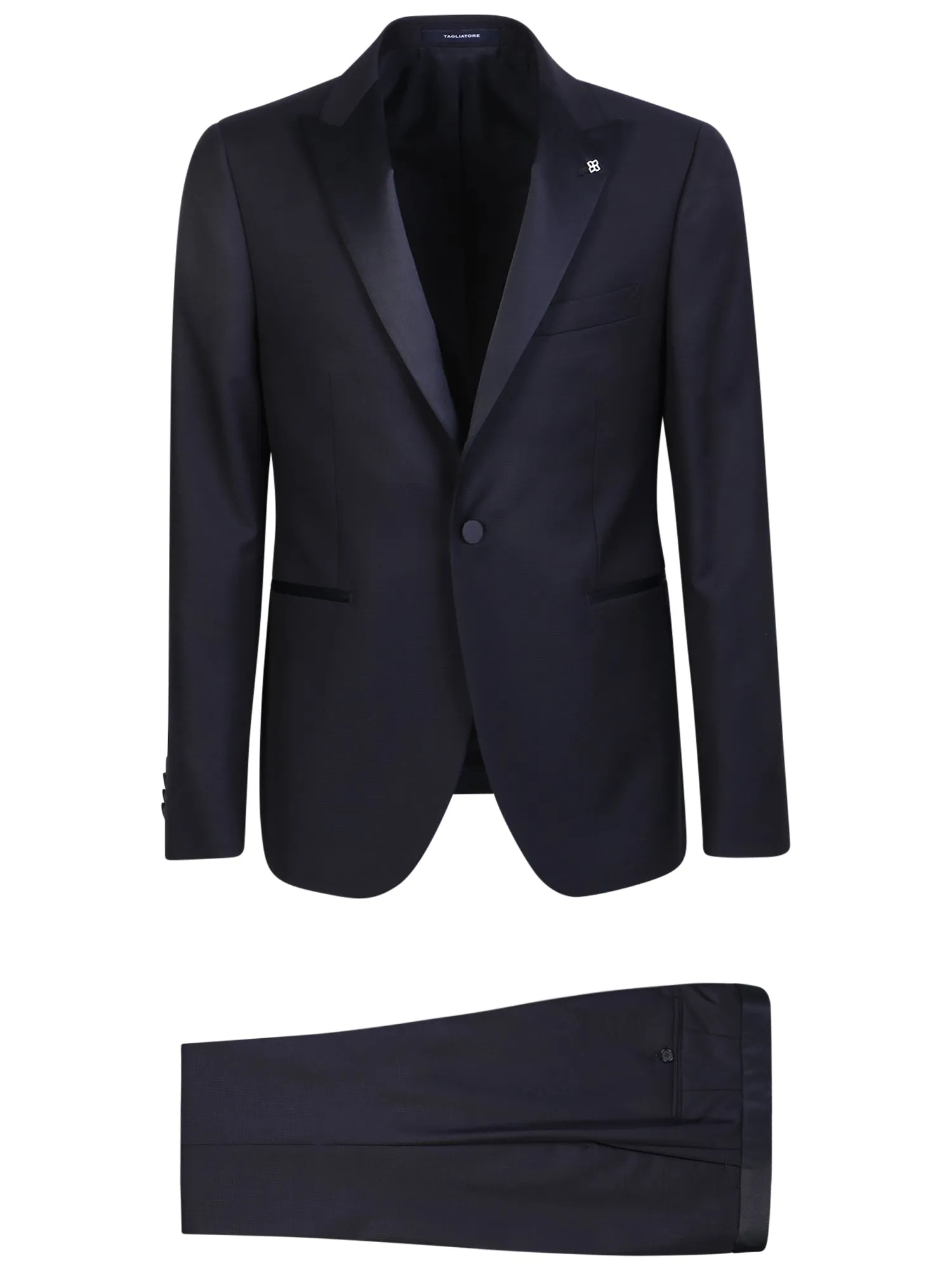 3-piece blue tuxedo