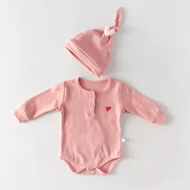 3 Piece Heart Set - Pink