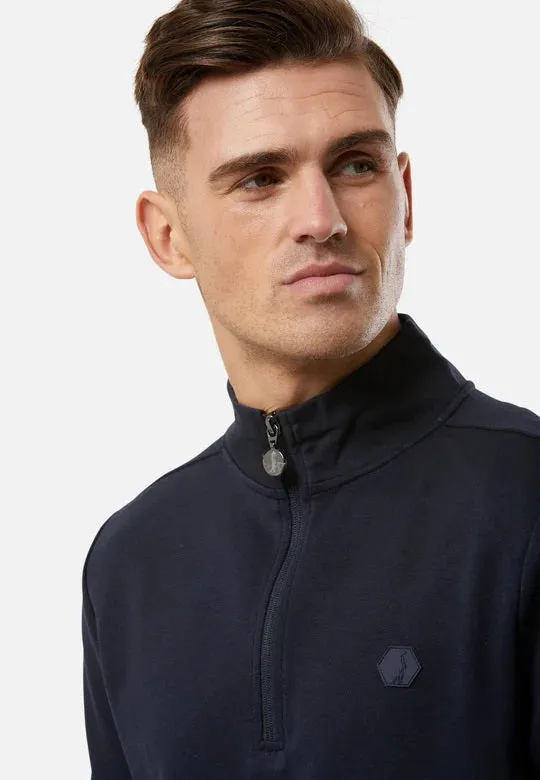 6th Sense Half Zip Sweater Strike O# - Sky Captain