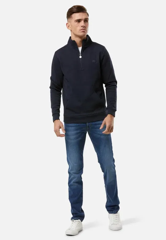 6th Sense Half Zip Sweater Strike O# - Sky Captain