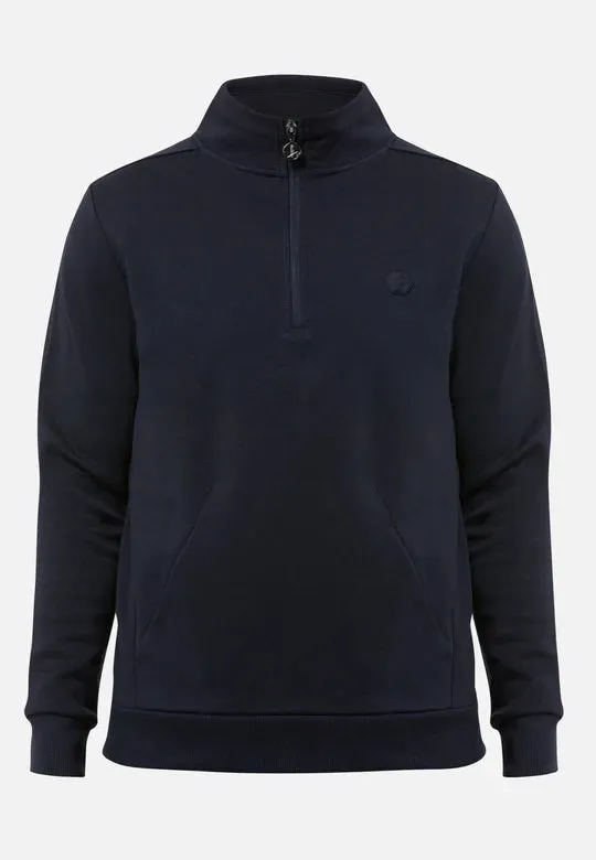 6th Sense Half Zip Sweater Strike O# - Sky Captain