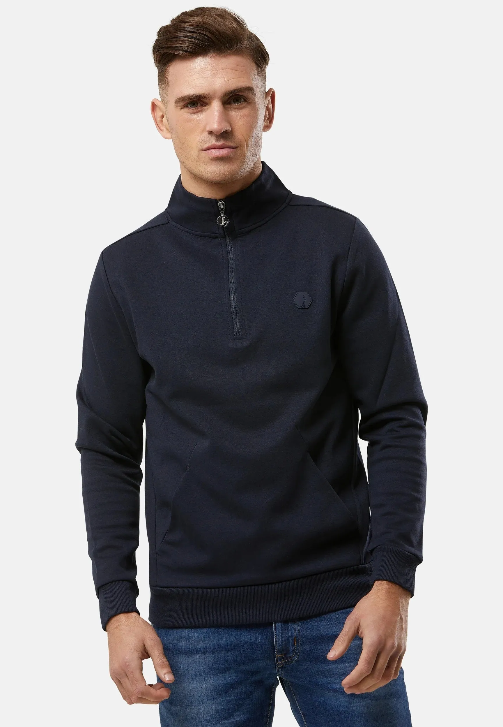 6th Sense Half Zip Sweater Strike O# - Sky Captain