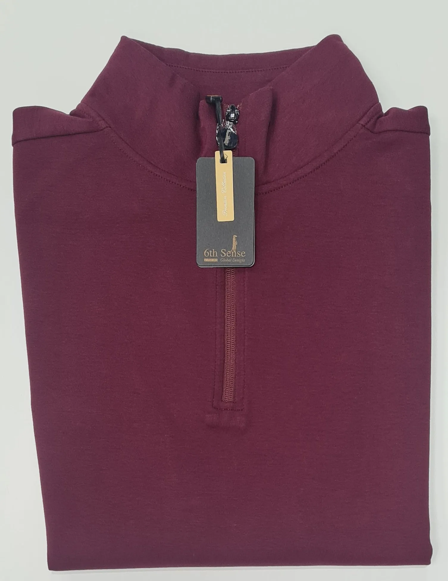 6th Sense Woods Half Zip Sweater O# - Port