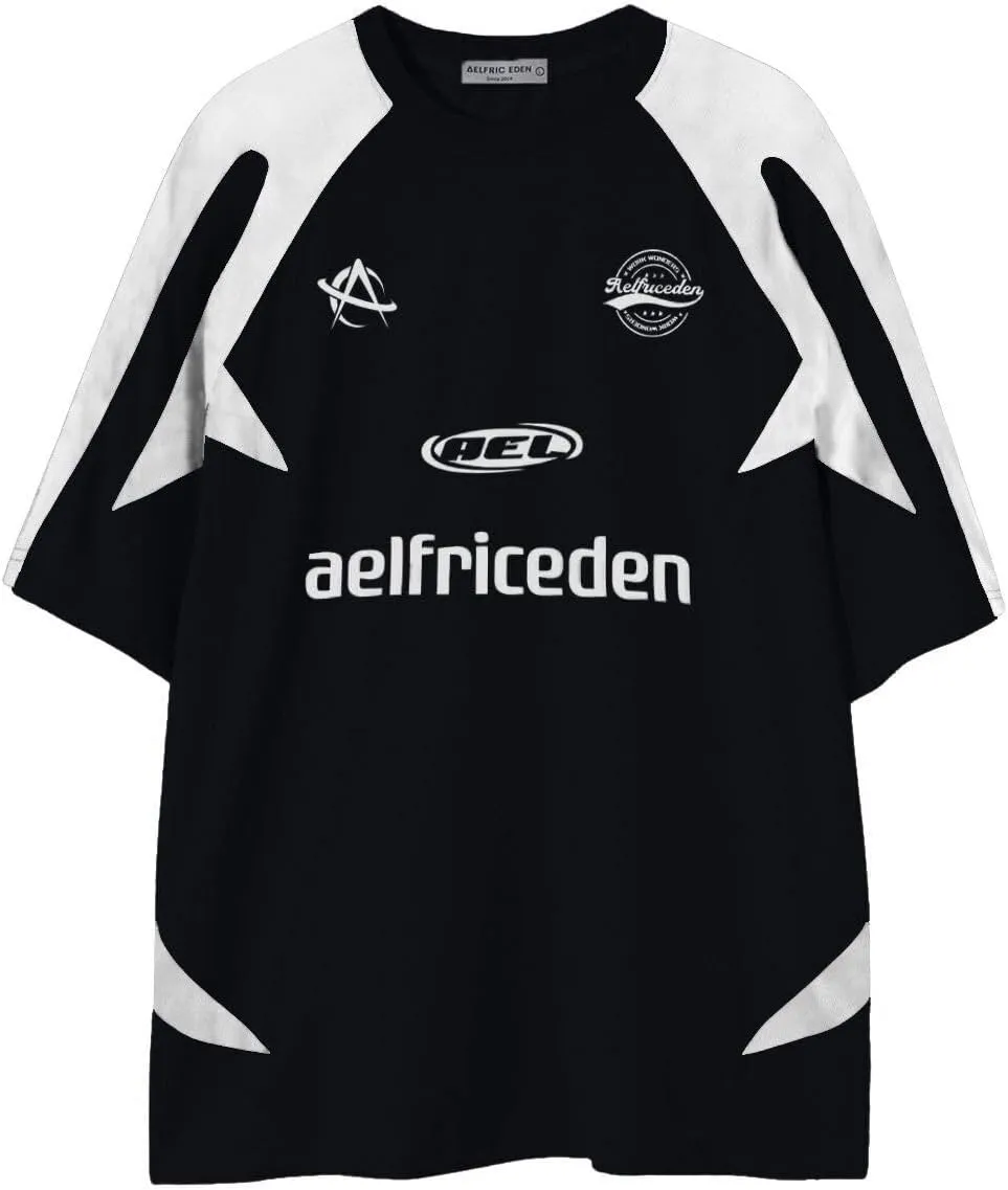 Aelfric Eden Men's Graphic Tees Oversized T Shirt Women Y2k Jersey Quick Dry Moisture Wicking Unisex Summer Tops