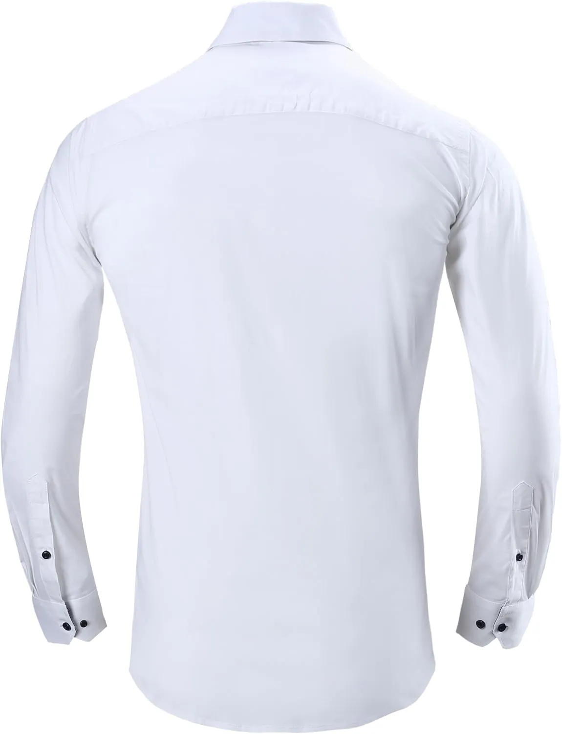 Alex Vando Mens Dress Shirts Regular Fit Long Sleeve Stretch Business Dress Shirts for Men