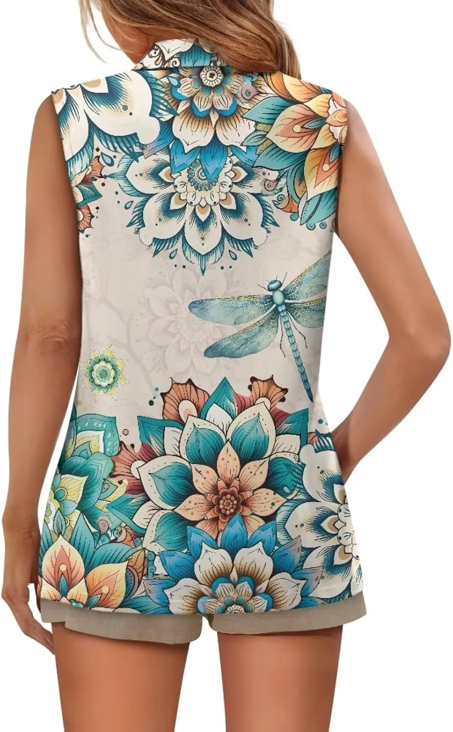 Biyejit Women Sleeveless Blazer Vest Spring Casual Open Front Lapel V Neck Office Waistcoat Long Vests Button Suit Vest