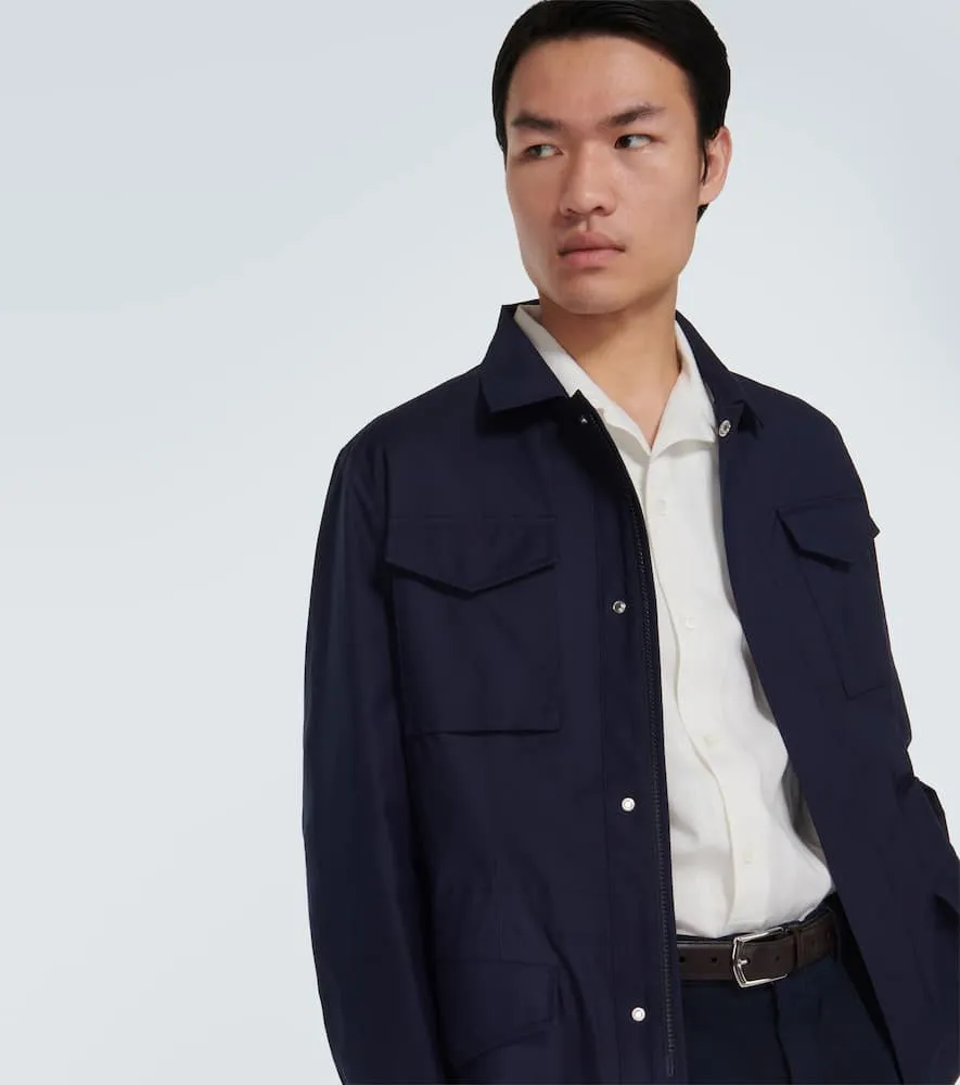 Brunello Cucinelli Cotton-blend jacket