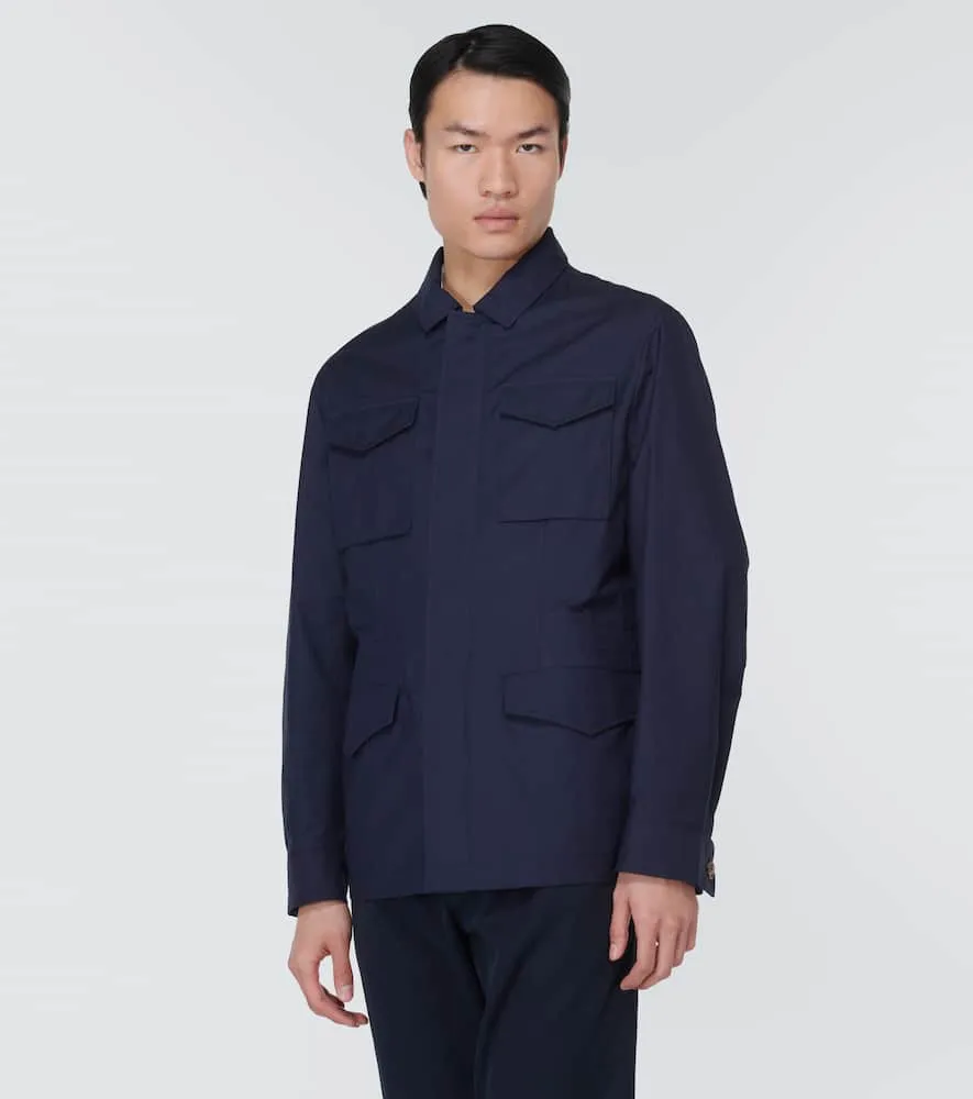 Brunello Cucinelli Cotton-blend jacket