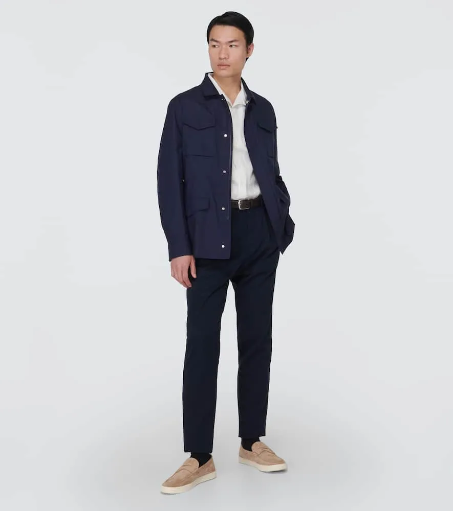 Brunello Cucinelli Cotton-blend jacket