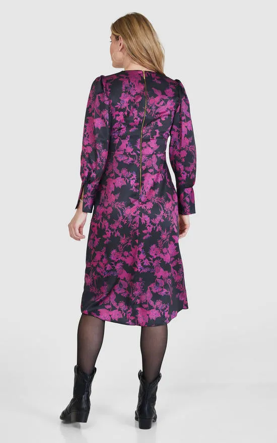 CLOSET TIE WRAP DRESS BLACK