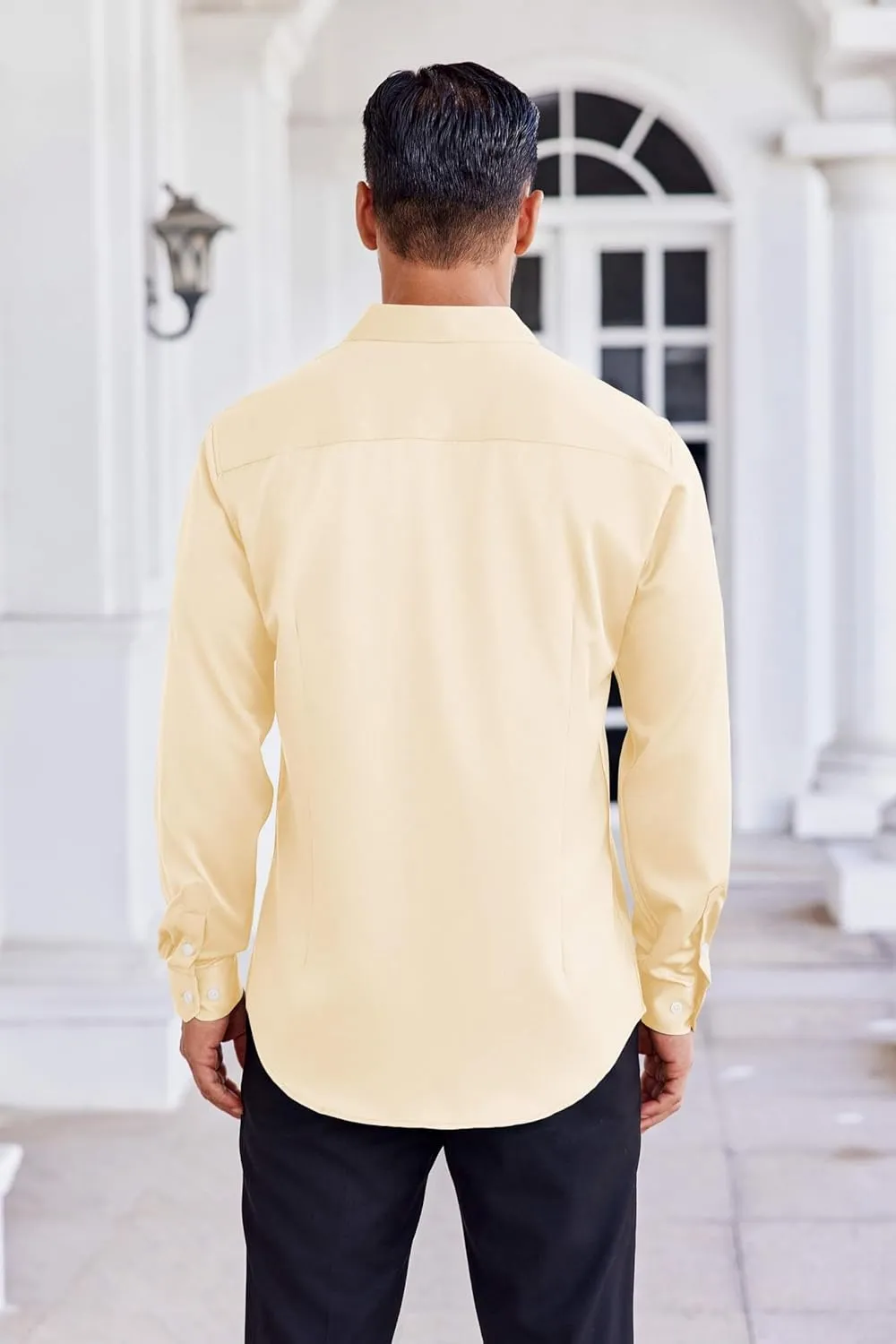 COOFANDY Mens Dress Shirt Long Sleeve Wrinkle Free Formal Shirts Business Casual Button Down Shirts