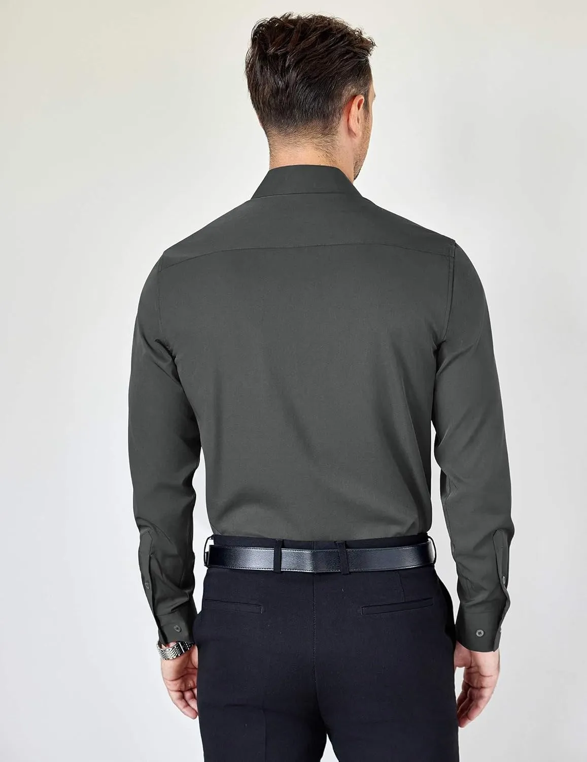 COOFANDY Mens Dress Shirts Wrinkle Free Long Sleeve Button Down Shirts Formal Business Shirt