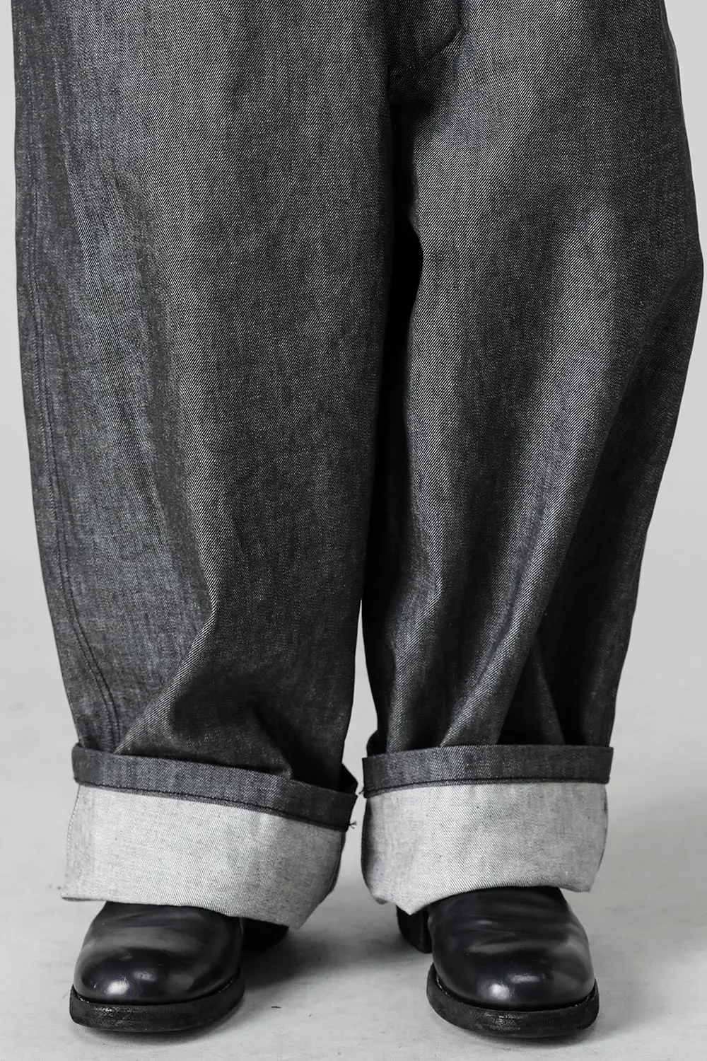 Crotch Over-All - 10oz Black Denim
