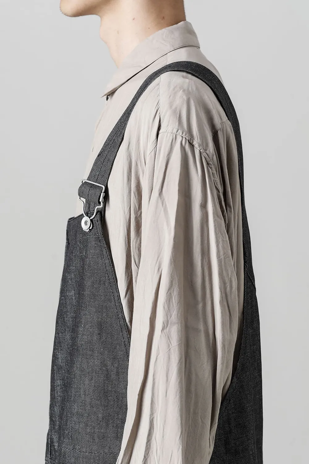 Crotch Over-All - 10oz Black Denim