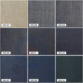 Custom 2 Piece Suit - Glen Plaid Check Suit