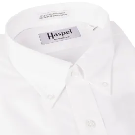 Decatur Solid White (Trim Fit) Pinpoint Oxford Dress Shirt - Button Down