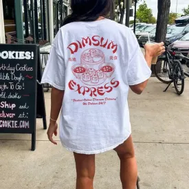 Dim Sum Stylish Retro Graphic Tee