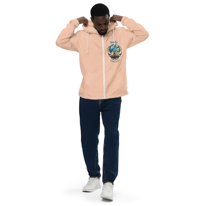 Earth Day Unisex Lightweight Zip Windbreaker