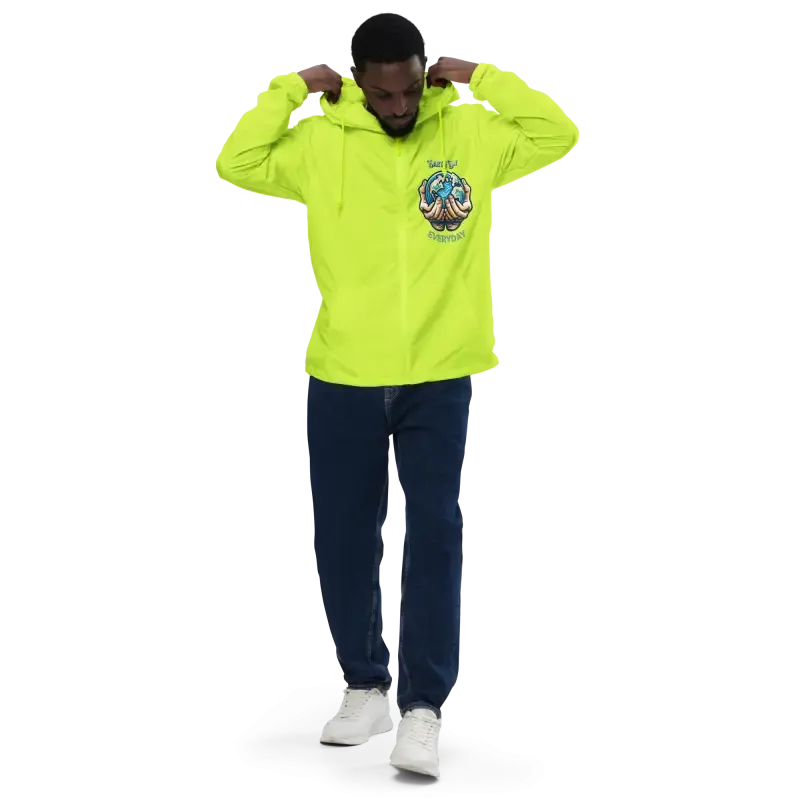 Earth Day Unisex Lightweight Zip Windbreaker