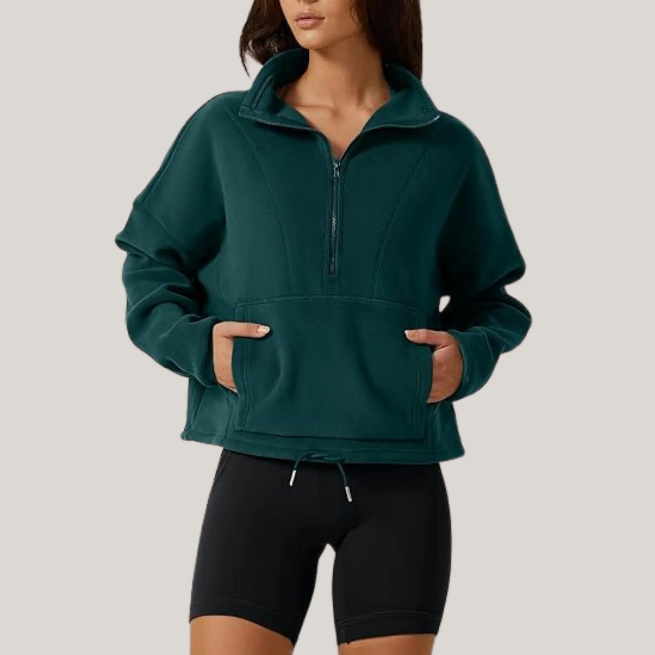 Evie - Half Zip Sweatshirt