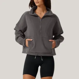 Evie - Half Zip Sweatshirt
