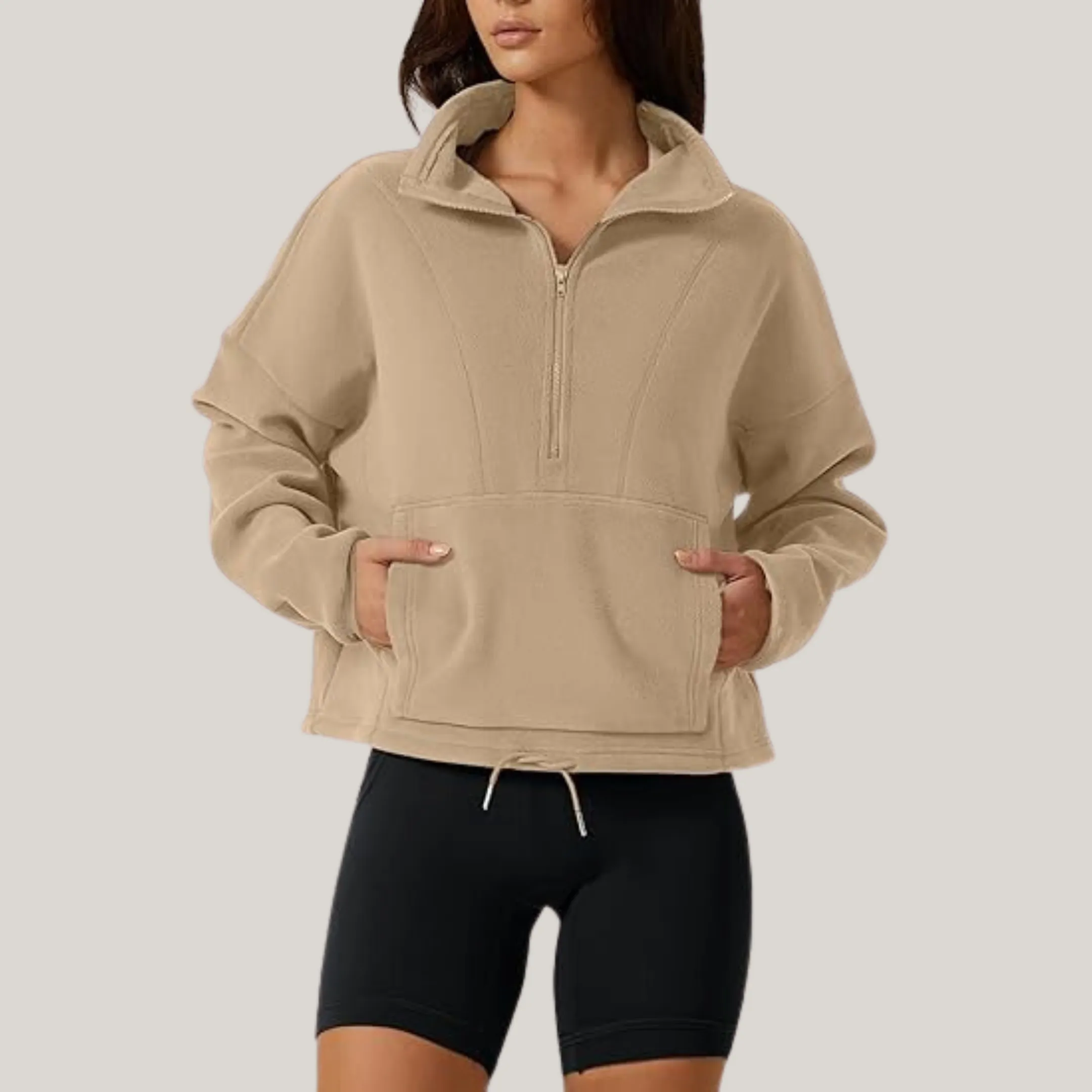Evie - Half Zip Sweatshirt