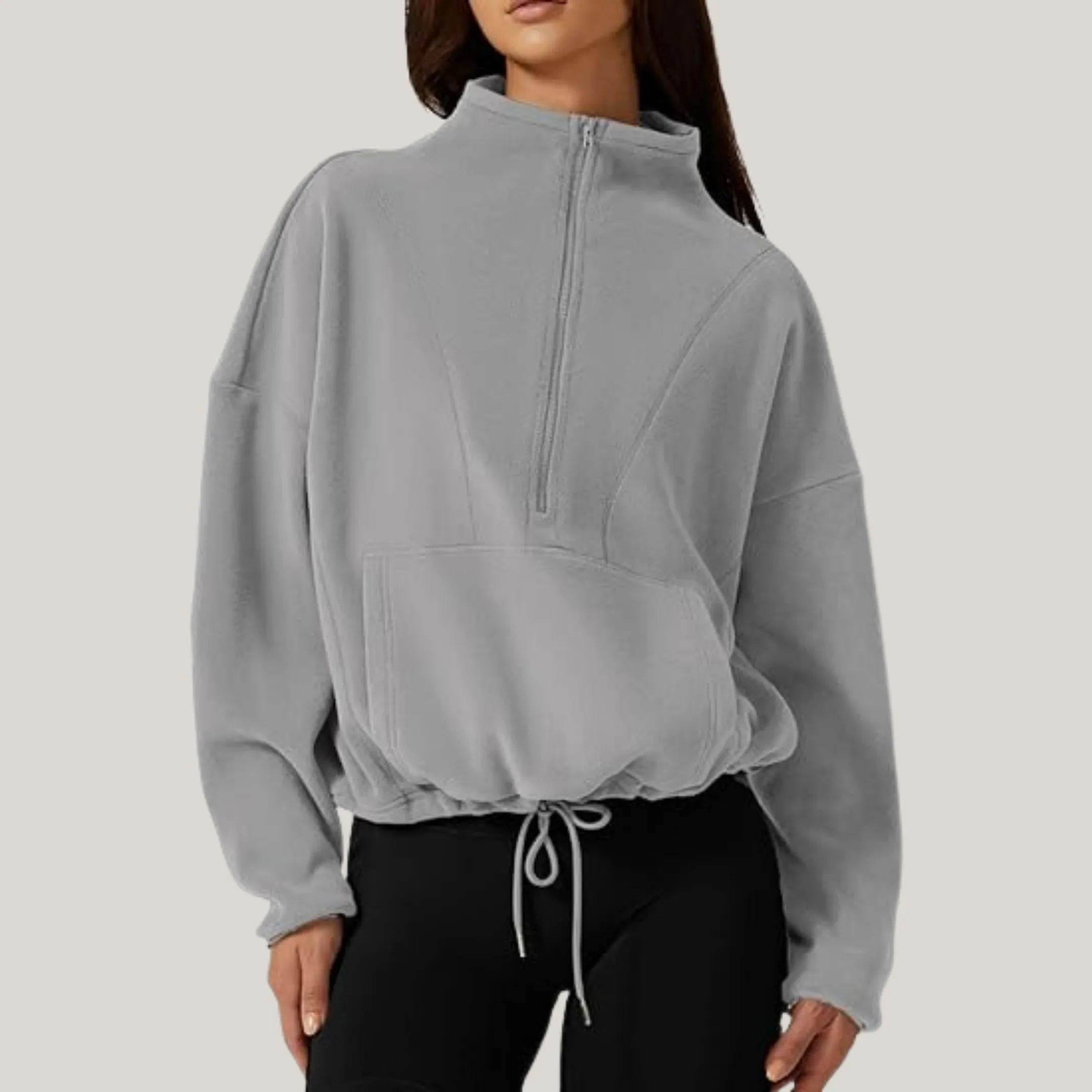 Evie - Half Zip Sweatshirt