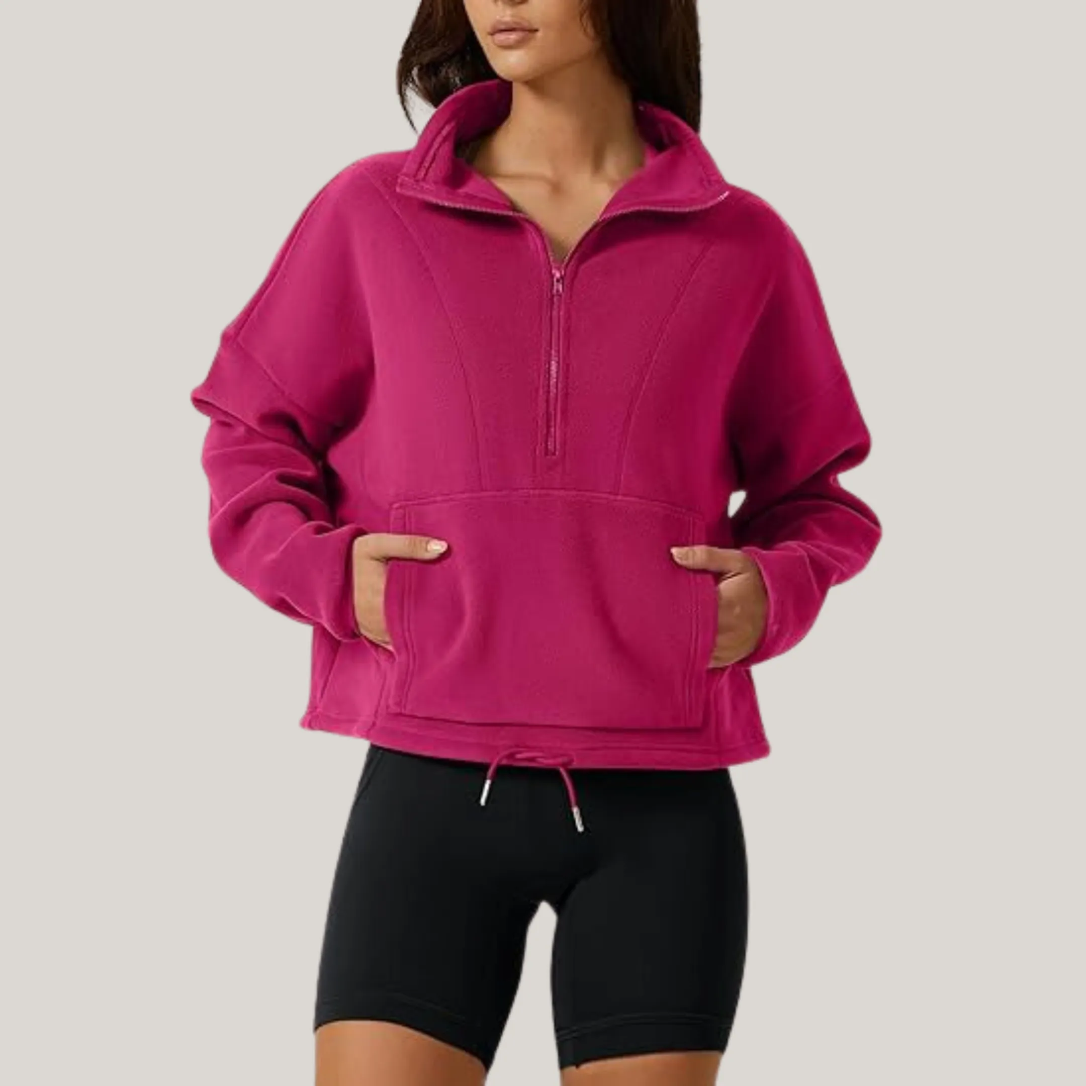Evie - Half Zip Sweatshirt