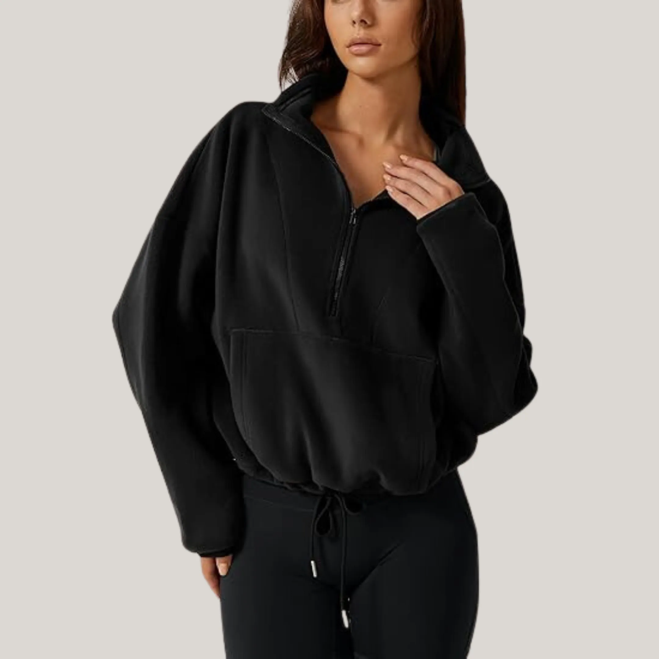 Evie - Half Zip Sweatshirt