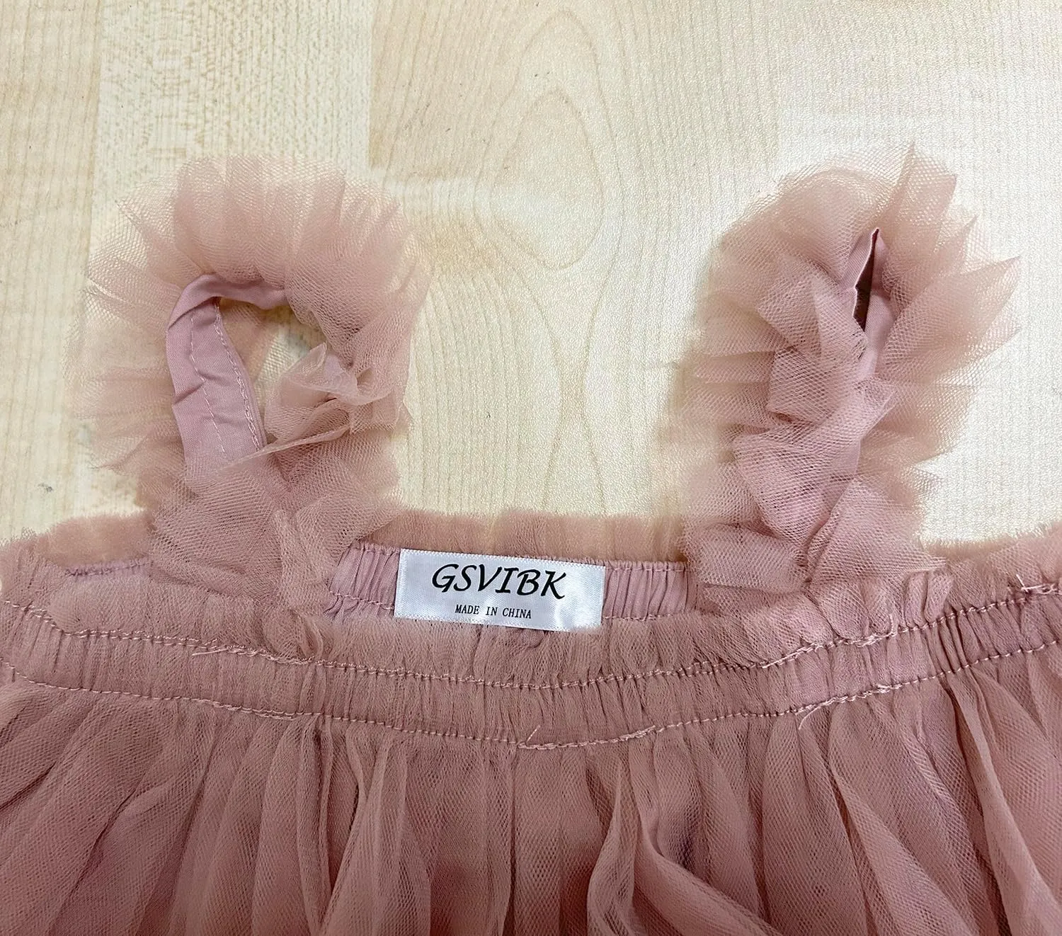 GSVIBK Baby Girls Tutu Dress Sleeveless Toddler Cotton Layered Tutu Dress Infant Tulle Dresses Princess Party Prom Dress