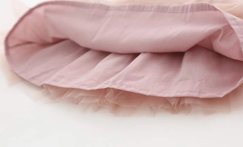 GSVIBK Baby Girls Tutu Dress Sleeveless Toddler Cotton Layered Tutu Dress Infant Tulle Dresses Princess Party Prom Dress