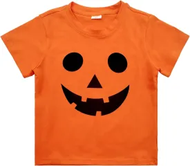 Halloween Toddler Boys Girls Shirts Jack-O-Lantern Pumpkin Pirate Firefighter Police Tops Tee for Kids, Short Sleeve T-Shirt