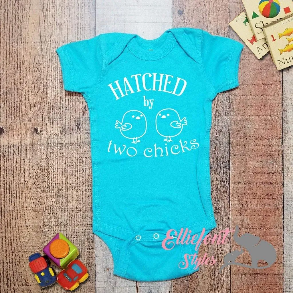 Hatched By Two Chicks Infant Bodysuit