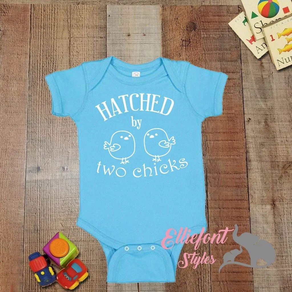 Hatched By Two Chicks Infant Bodysuit