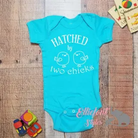 Hatched By Two Chicks Infant Bodysuit