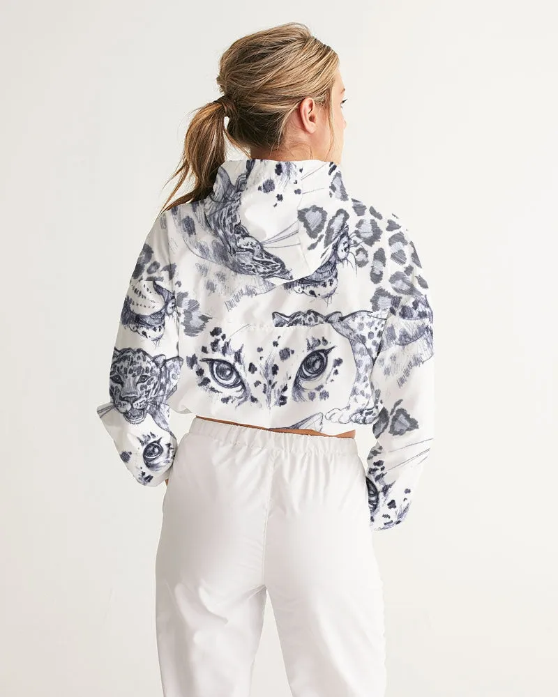 I'm a Tiger Women's Cropped Windbreaker