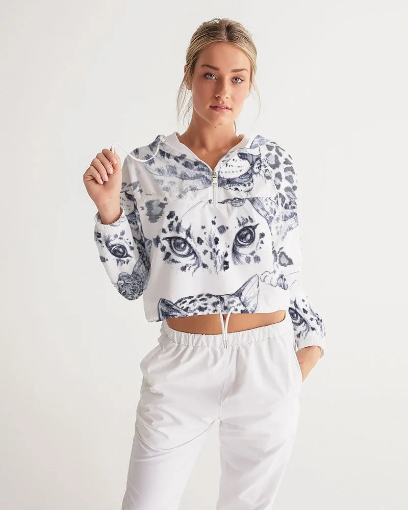 I'm a Tiger Women's Cropped Windbreaker