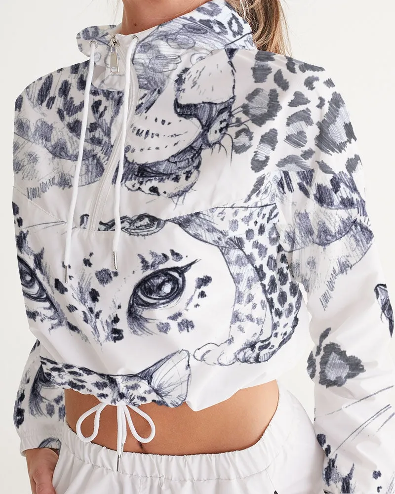 I'm a Tiger Women's Cropped Windbreaker