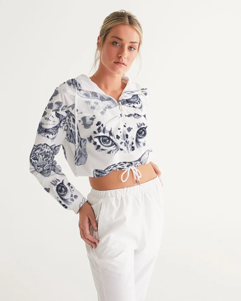I'm a Tiger Women's Cropped Windbreaker