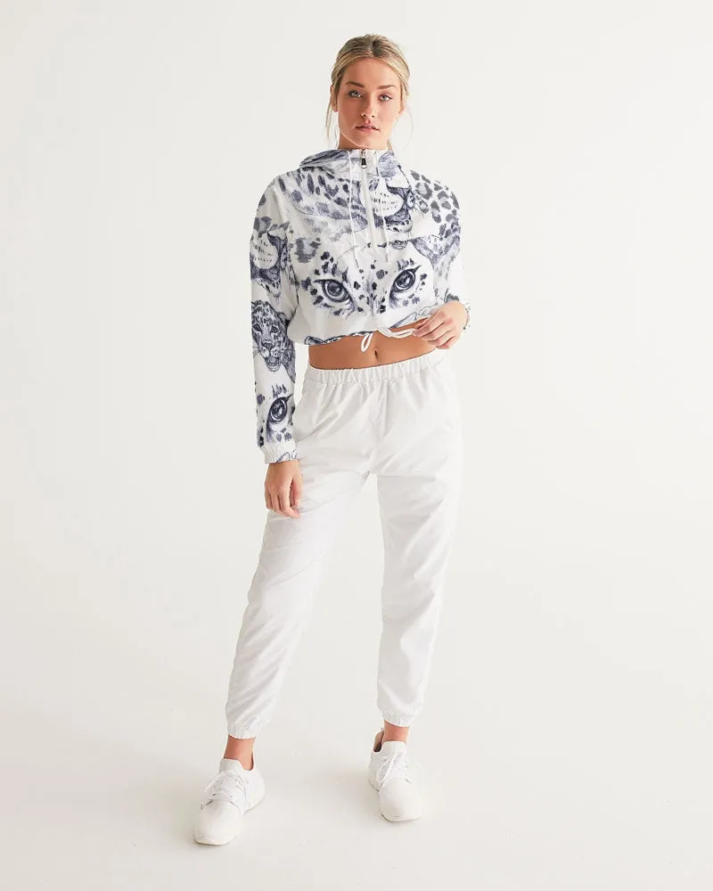 I'm a Tiger Women's Cropped Windbreaker