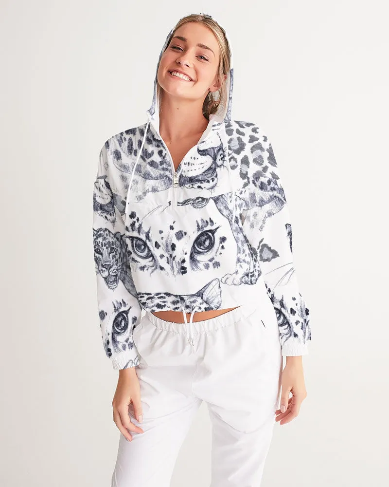 I'm a Tiger Women's Cropped Windbreaker
