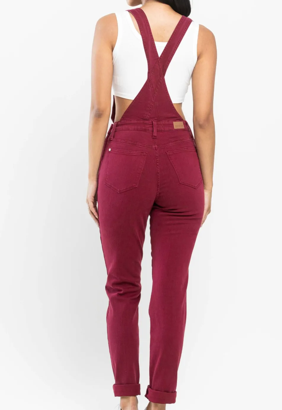 Judy Blue Burgundy Overalls