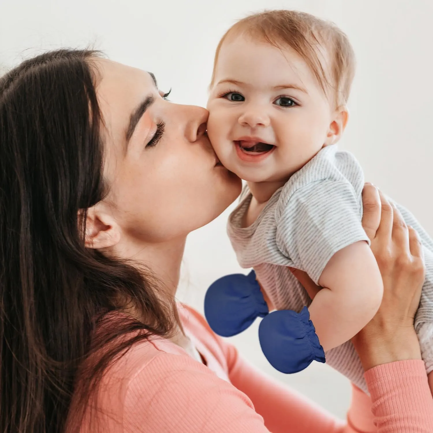 KiddyCare Hand Mittens No Scratch for Newborn Baby Boy/girl - Infant Gloves Mitts for 0-6 Months - Preemie Mittens for Babies