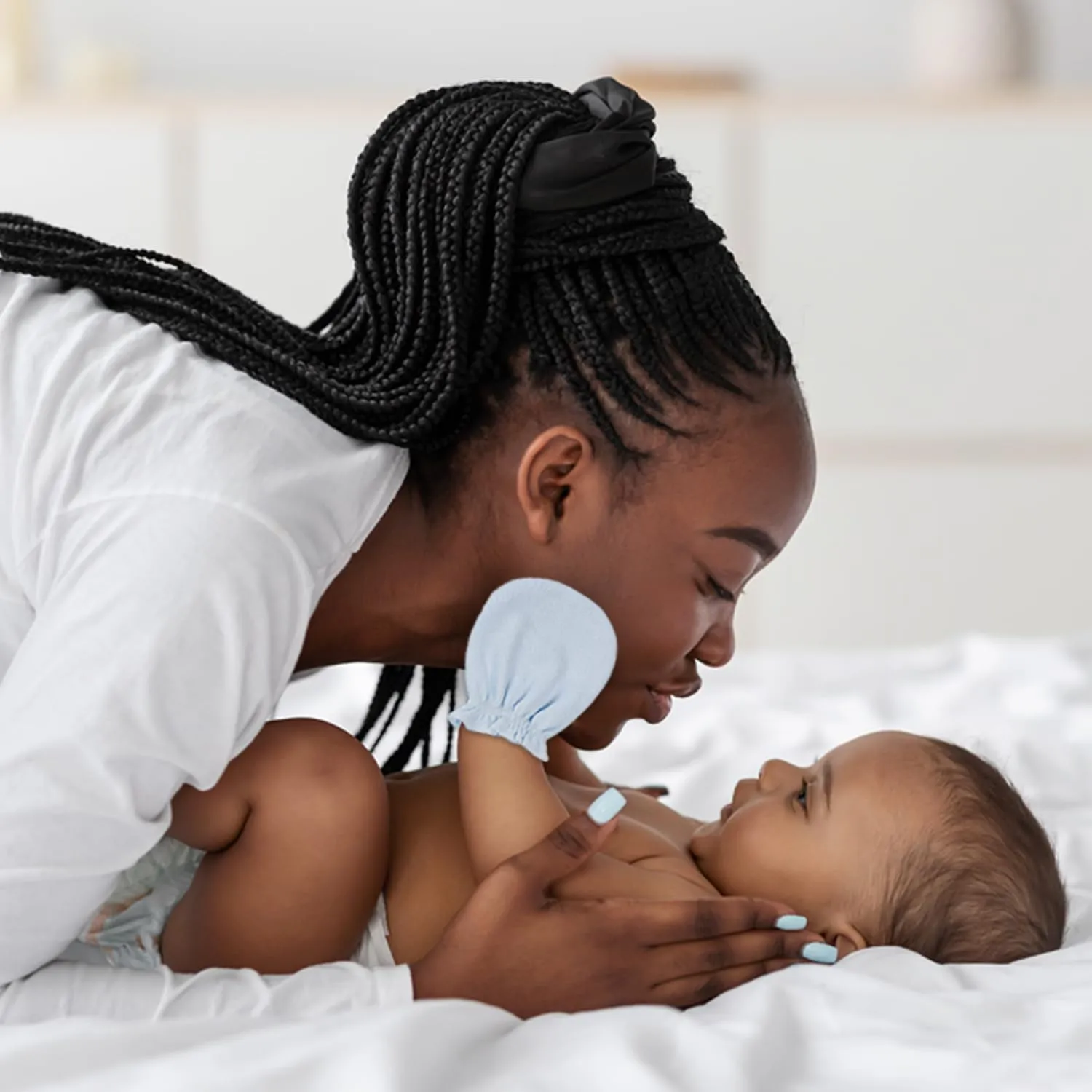 KiddyCare Hand Mittens No Scratch for Newborn Baby Boy/girl - Infant Gloves Mitts for 0-6 Months - Preemie Mittens for Babies