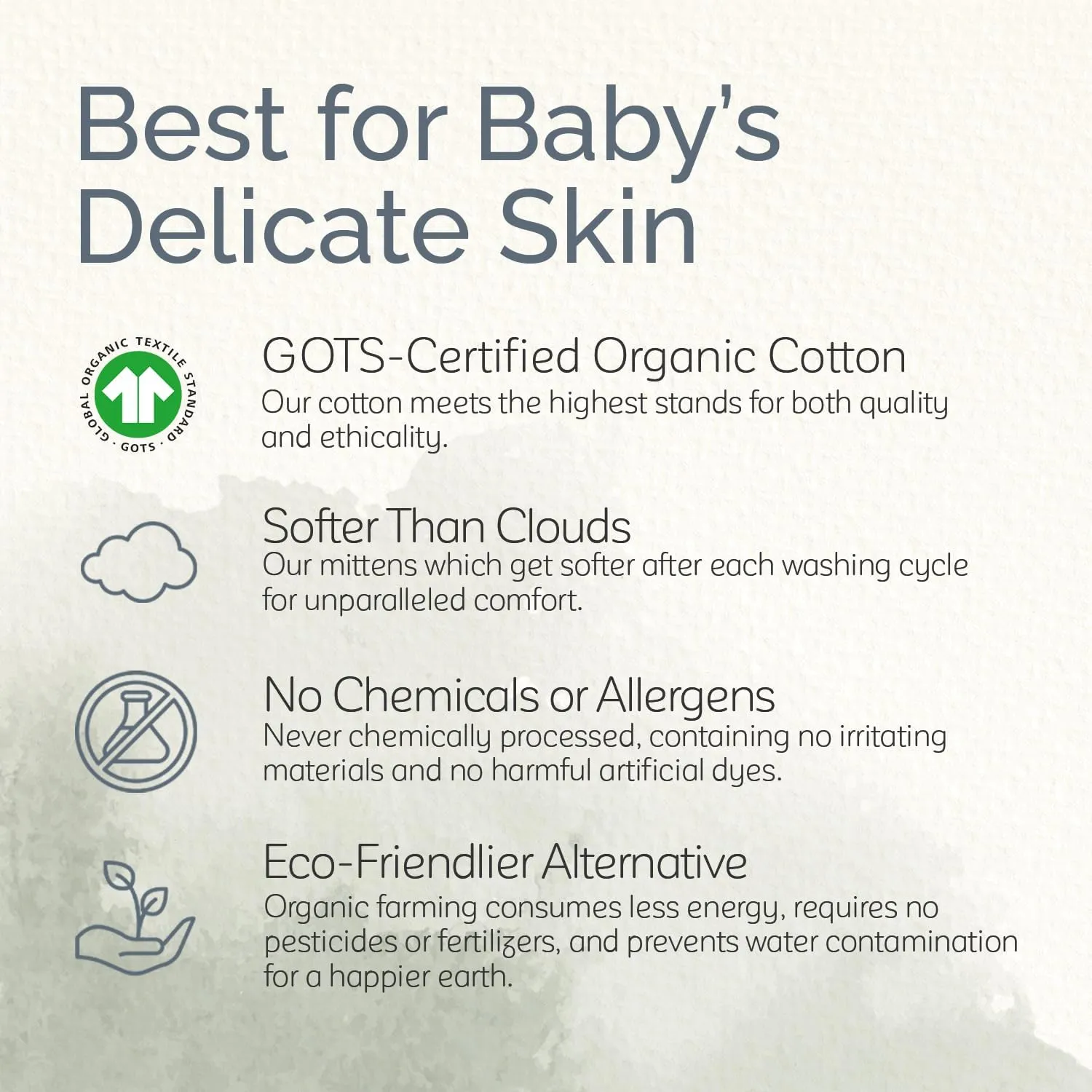 KiddyCare Hand Mittens No Scratch for Newborn Baby Boy/girl - Infant Gloves Mitts for 0-6 Months - Preemie Mittens for Babies