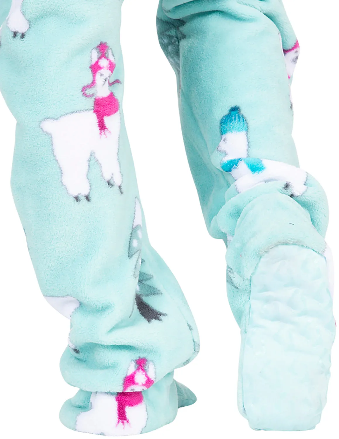Land of Llamas Toddler Hoodie Chenille Onesie