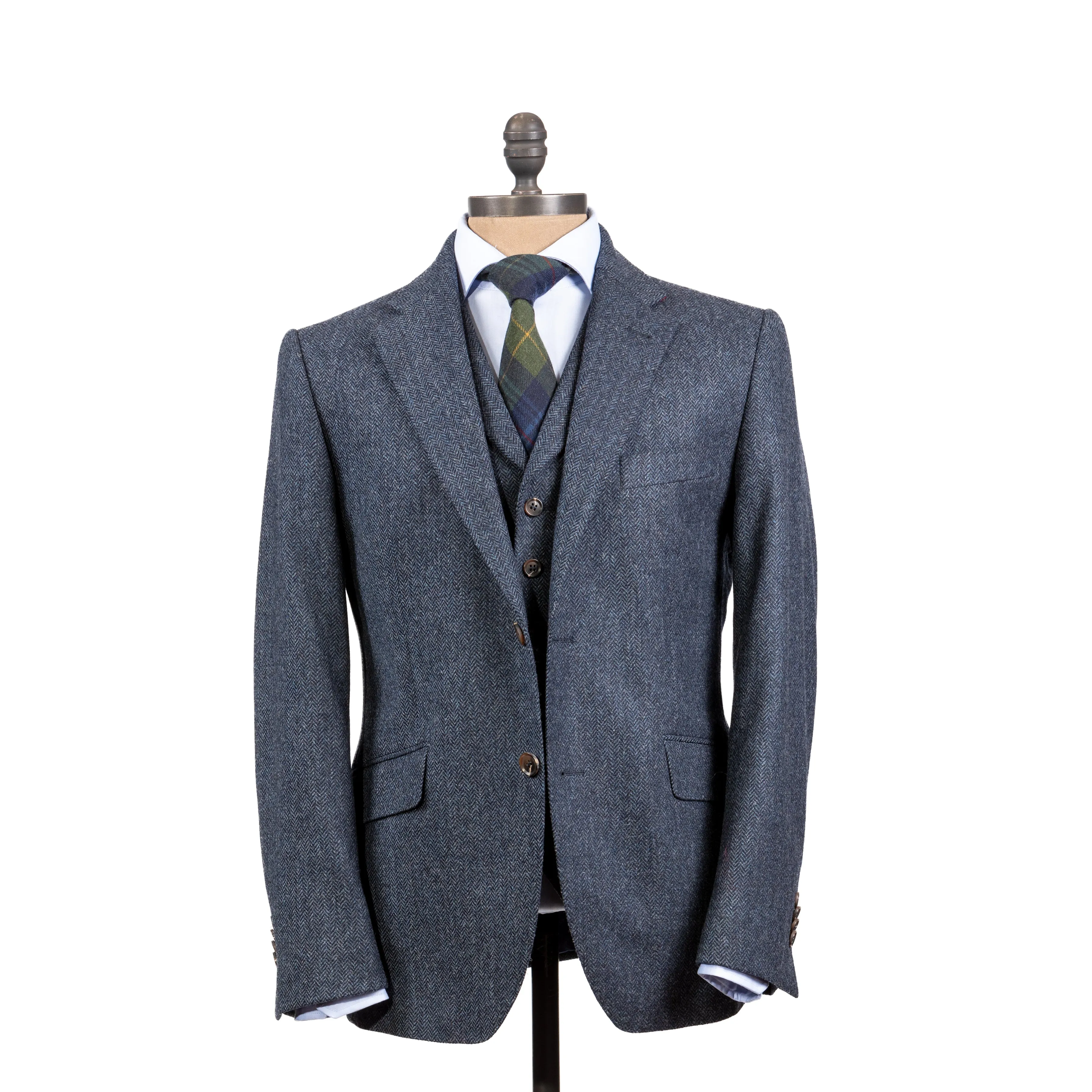 MacRae 3pc Suit in Navy HB