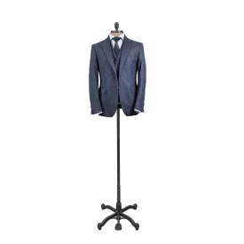 MacRae 3pc Suit in Navy HB