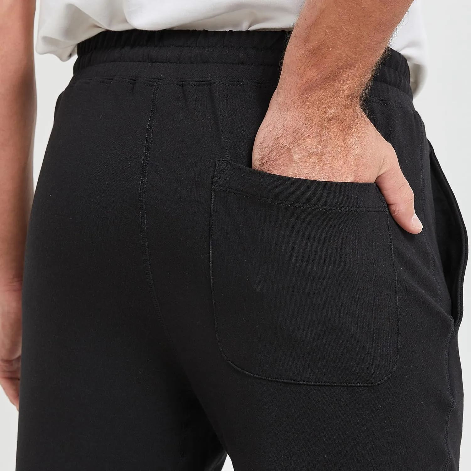 netdraw Men's Ultra Cozy Viscose Bamboo Sweatpants Cotton Lounge Casual Jogger Tapered Pants