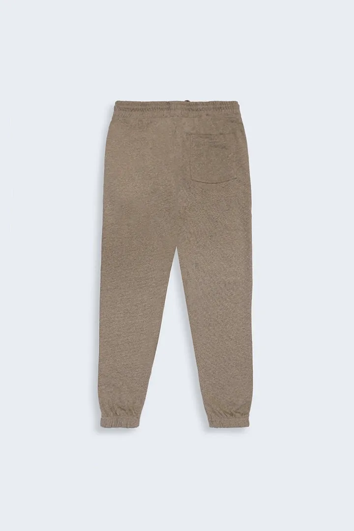 Oatmeal Slim Fit Jogger Pants